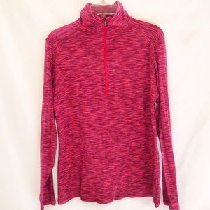 Women's Pink Quarter-Zip Jacket